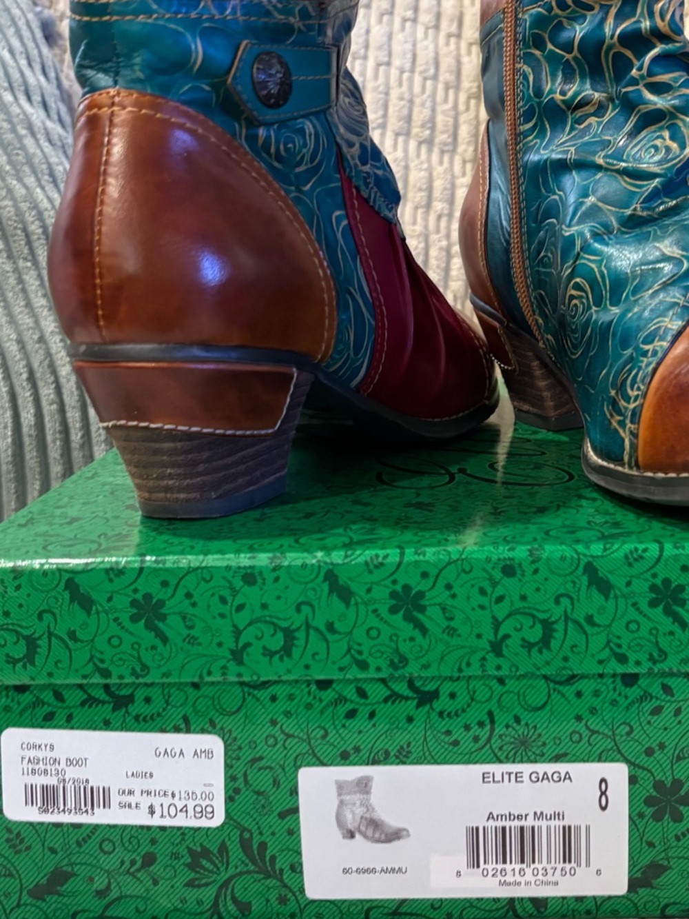 Elite Gaga Amber Multi Women's Ankle Boots